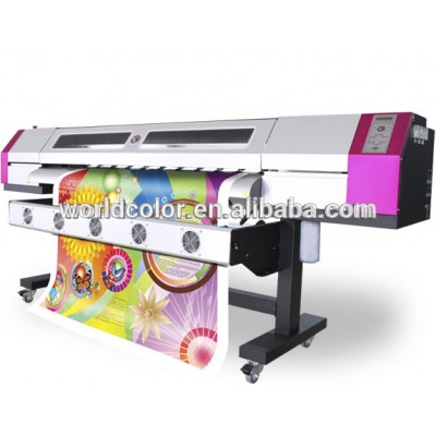 1.6m 1.8m 2.1m 3.2m DX5 head 1440dpi Galaxy eco solvent digital printing machine best price