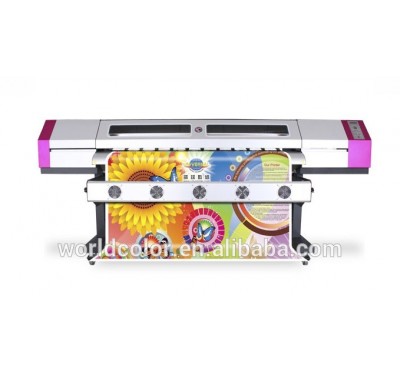 Car Sticker printing machine GALAXY 1.6m/UD-161LC Eco solvent printer for Flex banner printing