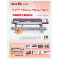 Lowest Price!!Auto feeder plus Thunderjet A1802S Gongzheng Eco Solvent Printer with Dual DX5 Printheads