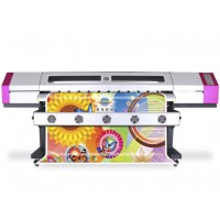 Big discount ! Galaxy 1.6m 1.8m 2.1m eco solvent digital printer with DX5 head for sticker vinyl printing